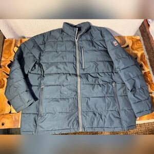 Men's Blue Puffer Jacket